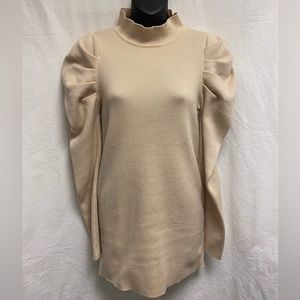 AVANTLOOK
Long Puffed-Sleeve Mini Dress size small